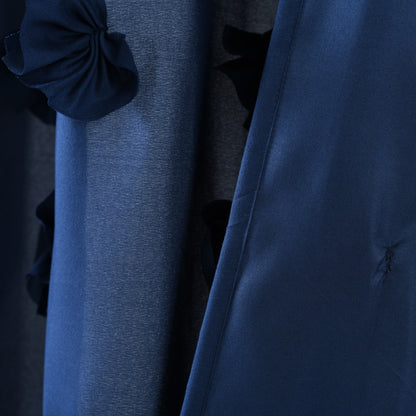 Silver Orchid Sterling Polyester Shower Curtain