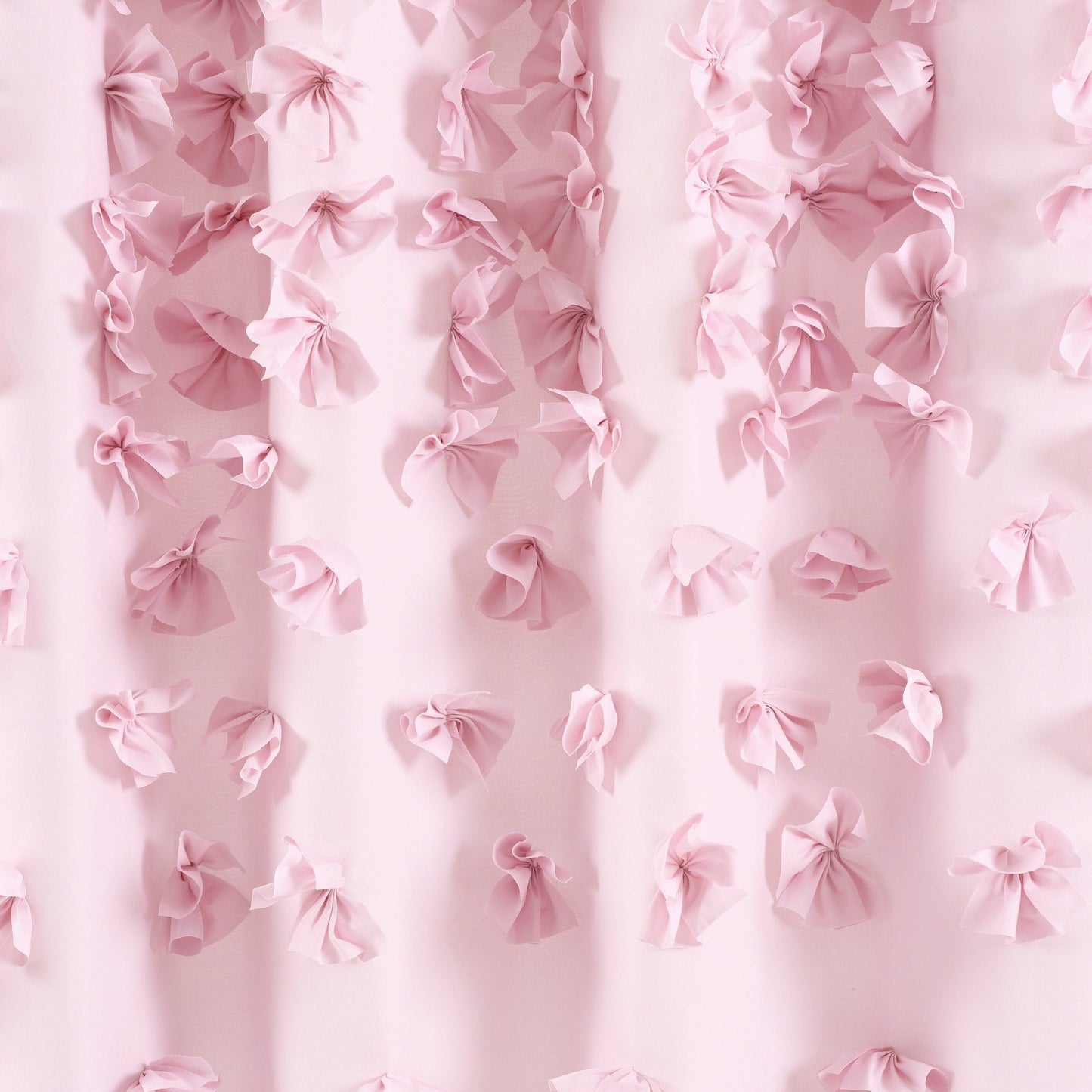 Silver Orchid Sterling Polyester Shower Curtain