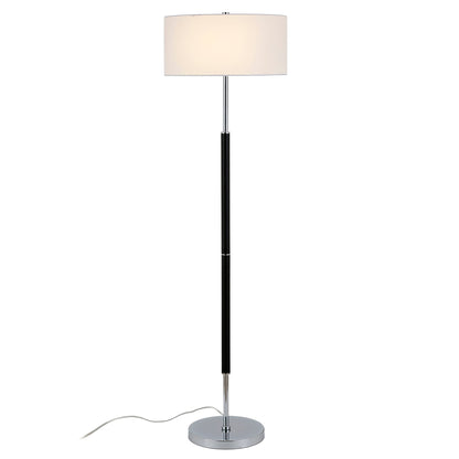 Simone 2-Light Floor Lamp with Fabric Shade