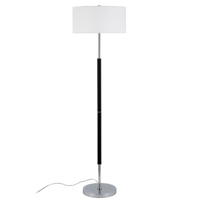 Simone 2-Light Floor Lamp with Fabric Shade