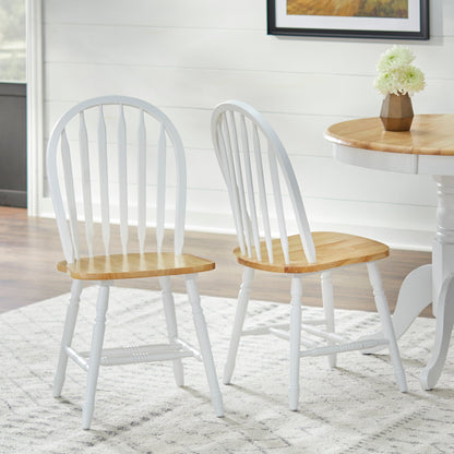 Simple Living Carolina 5-piece Farmhouse Solid Wood Dining Set with Leaf