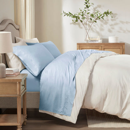 Madison Park Rayon From Bamboo Bed 4PC Sheet Set