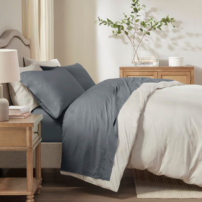 Madison Park Rayon From Bamboo Bed 4PC Sheet Set