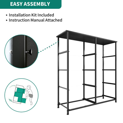 Modern 4/8/10-drawer Bedroom Fabric Dresser Storage Tower with Wood Top