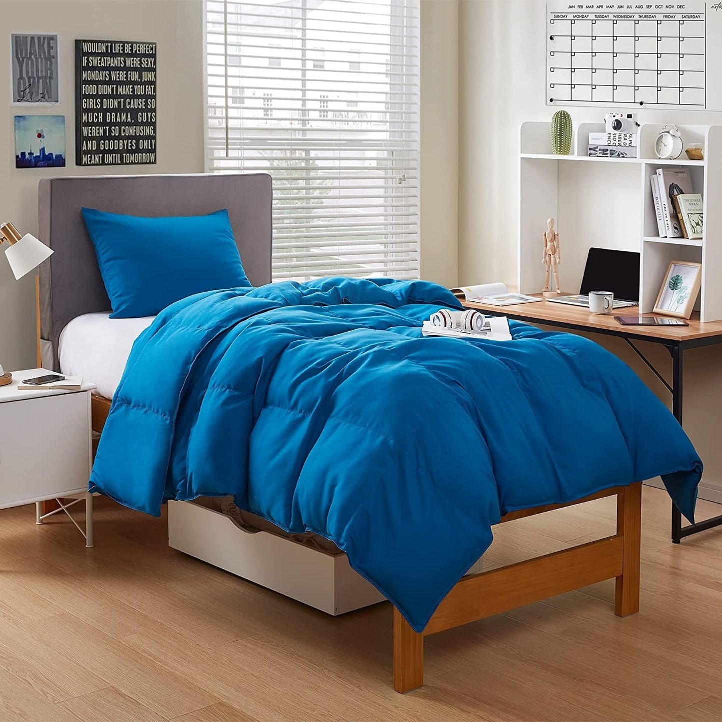 Snorze® Cloud Comforter Set - Coma Inducer® Oversized Bedding in True Blue