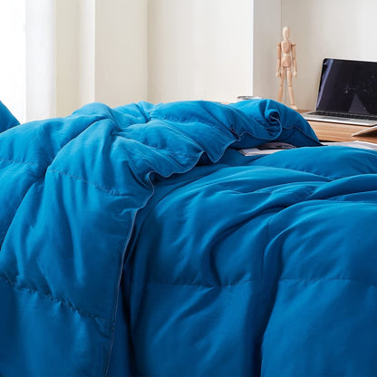 Snorze® Cloud Comforter Set - Coma Inducer® Oversized Bedding in True Blue