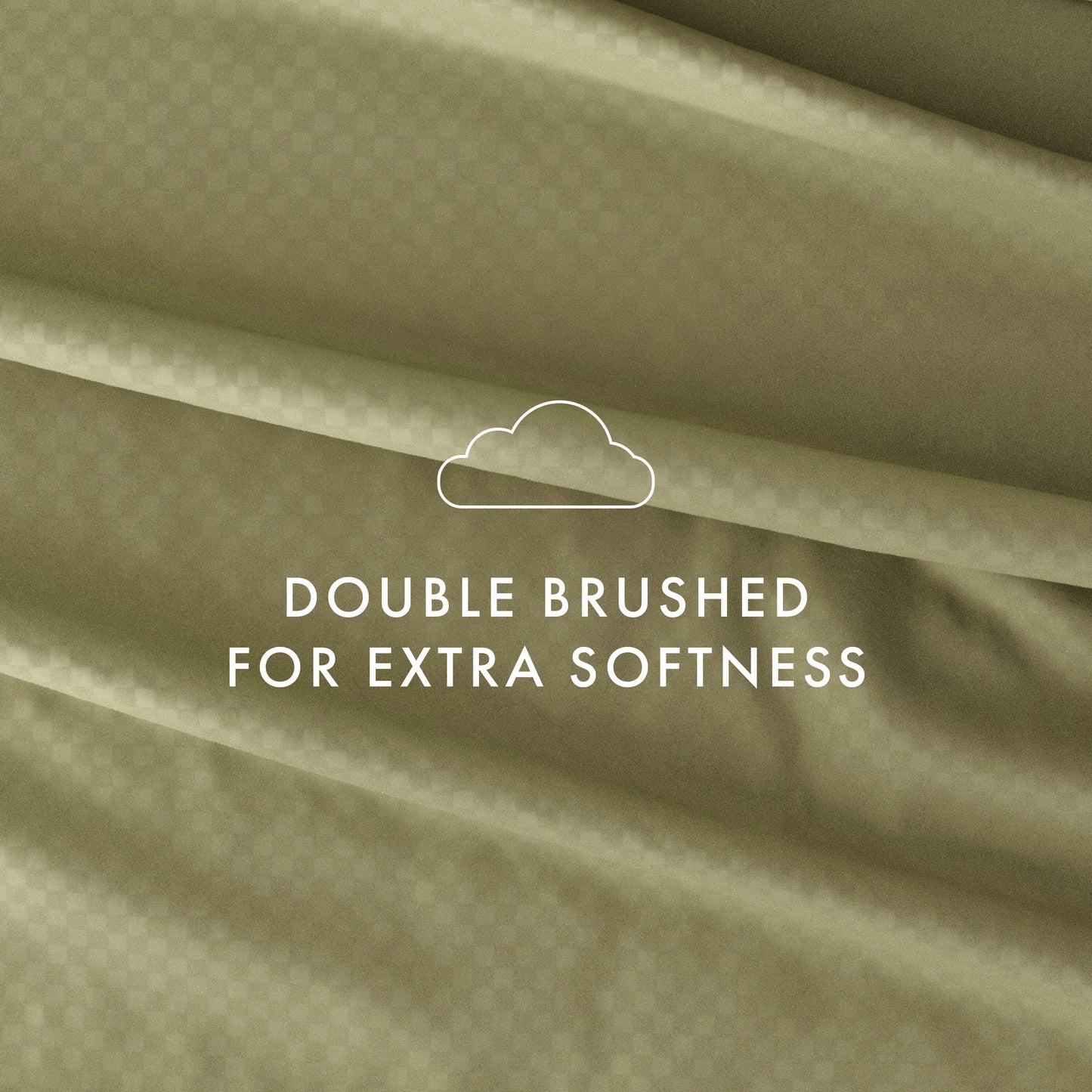 Soft Essentials Double Brushed Embossed Checkered 4PC Deep Pocket Bed Sheet Set