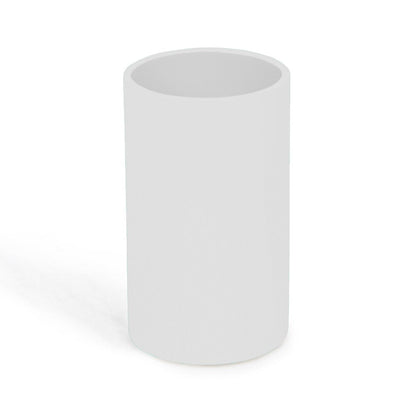 Solid Lacquer White Bath Accessory Collection