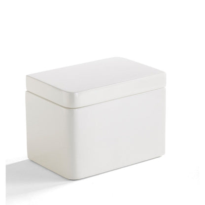 Solid Lacquer White Bath Accessory Collection