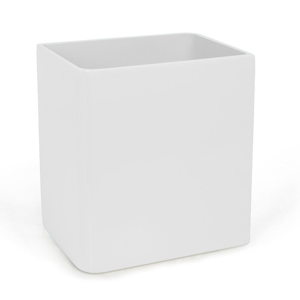 Solid Lacquer White Bath Accessory Collection