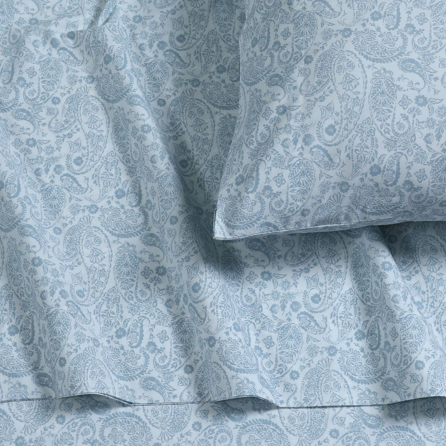 Solid or Printed 300 Thread Count Cotton Percale Extra Deep Pocket Sheet Set