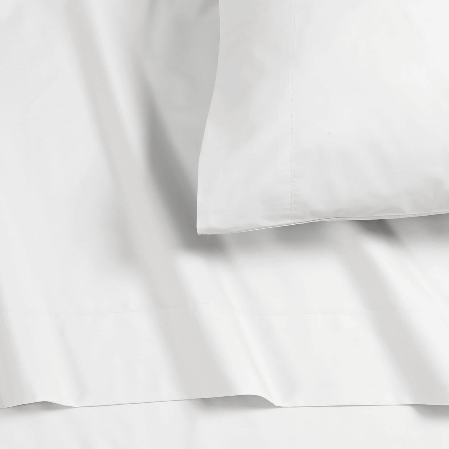 Solid or Printed 300 Thread Count Cotton Percale Extra Deep Pocket Sheet Set