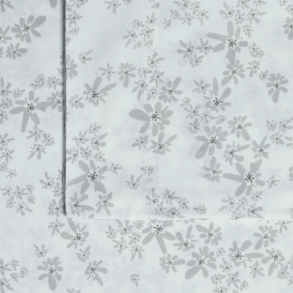 Solid or Printed 300 Thread Count Cotton Percale Extra Deep Pocket Sheet Set