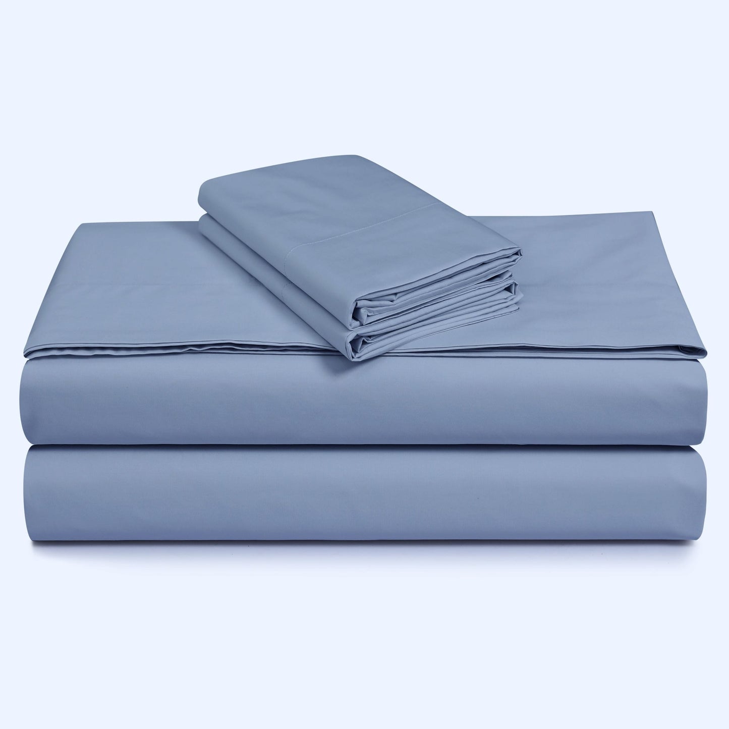 Solid or Printed 300 Thread Count Cotton Percale Extra Deep Pocket Sheet Set