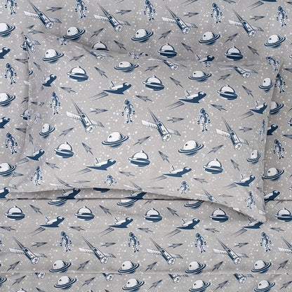 Spaceships Sheet Set by Sweet Home Collection - Multi