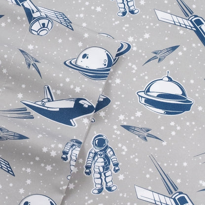 Spaceships Sheet Set by Sweet Home Collection - Multi