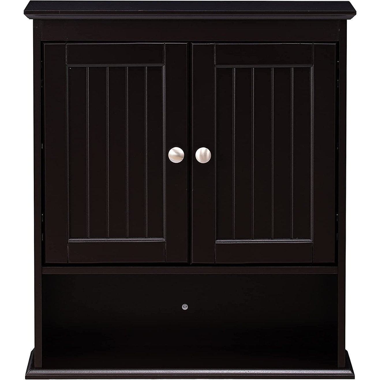 Spirich-Bathroom Wall Spacesaver Storage Cabinet Over The Toilet with Door , Wooden, White