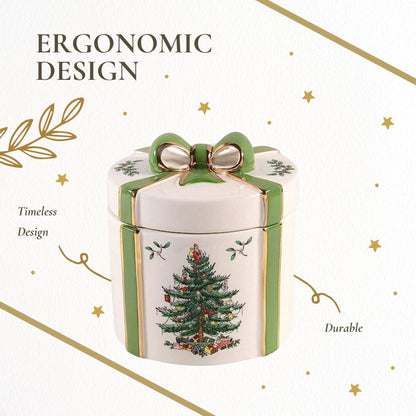 Spode Christmas Tree 2 Piece Gift Box - 4
