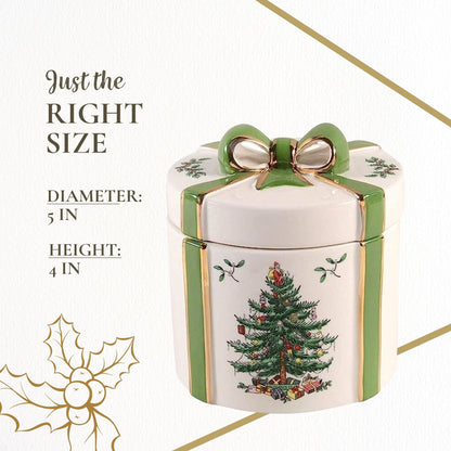Spode Christmas Tree 2 Piece Gift Box - 4