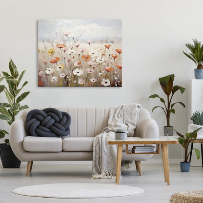 Stupell Charming Flower Meadow Canvas Wall Art Design By Ramona Murdock