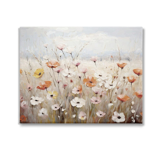 Stupell Charming Flower Meadow Canvas Wall Art Design By Ramona Murdock