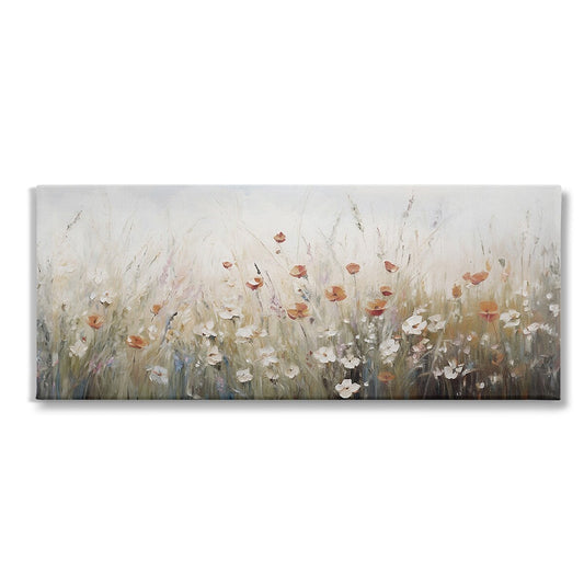 Stupell Neutral Poppy Blooms Canvas Wall Art Design By Ramona Murdock