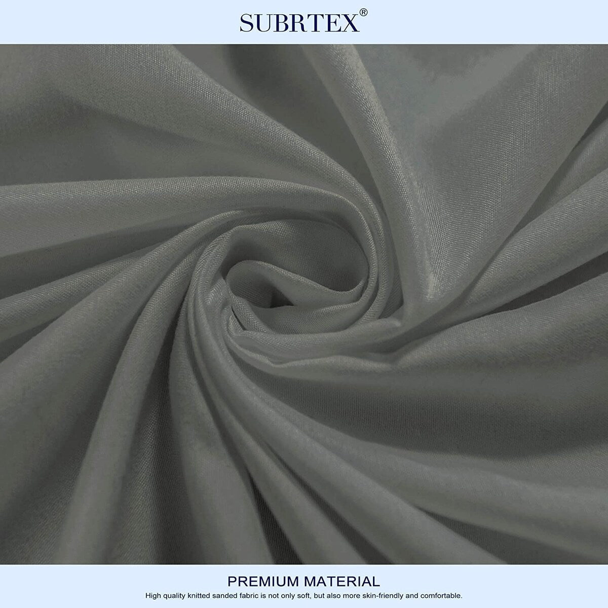 Subrtex Premium Microfiber 15-inch Deep Pocket Fitted Sheet