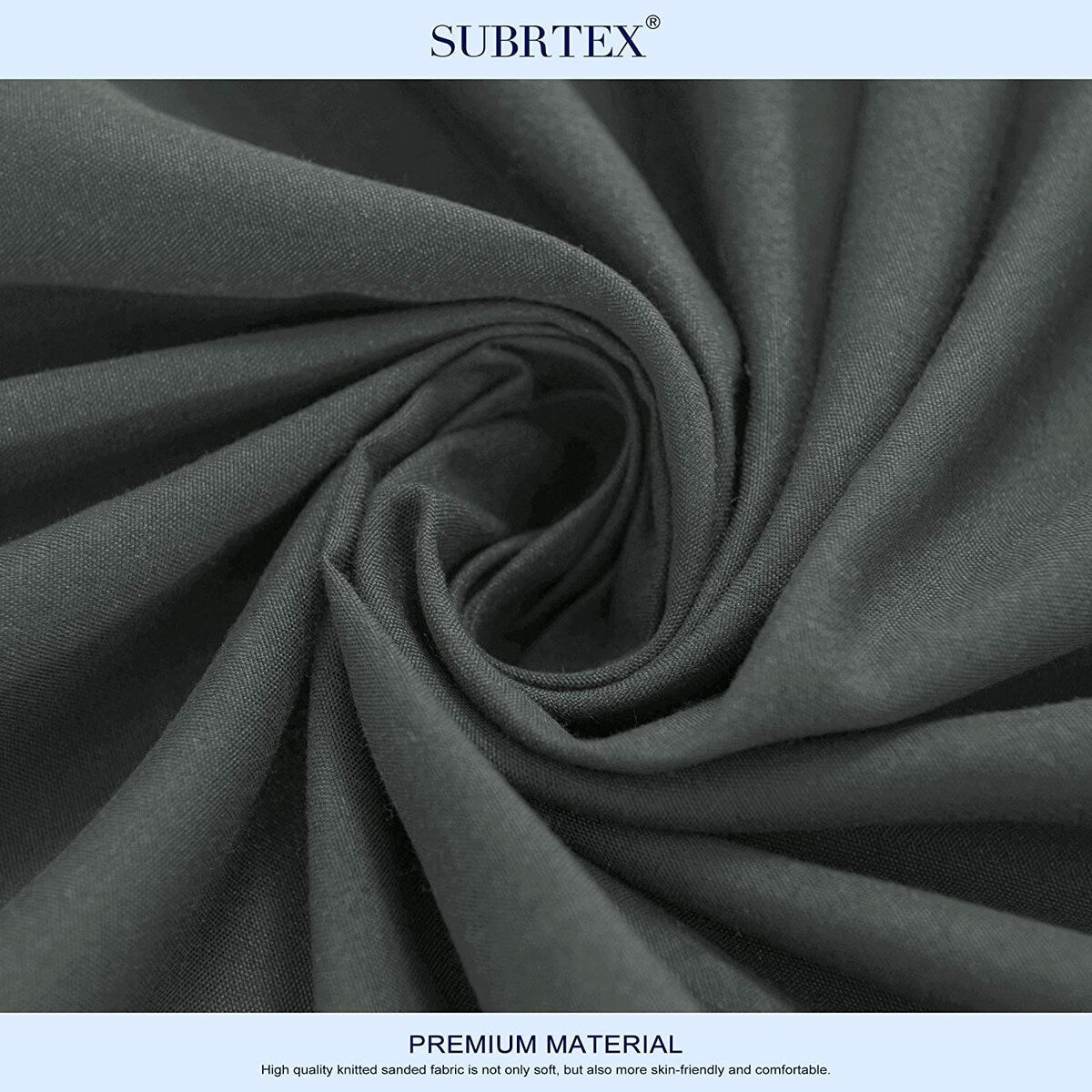 Subrtex Premium Microfiber 15-inch Deep Pocket Fitted Sheet