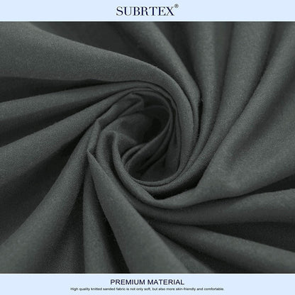 Subrtex Premium Microfiber 15-inch Deep Pocket Fitted Sheet