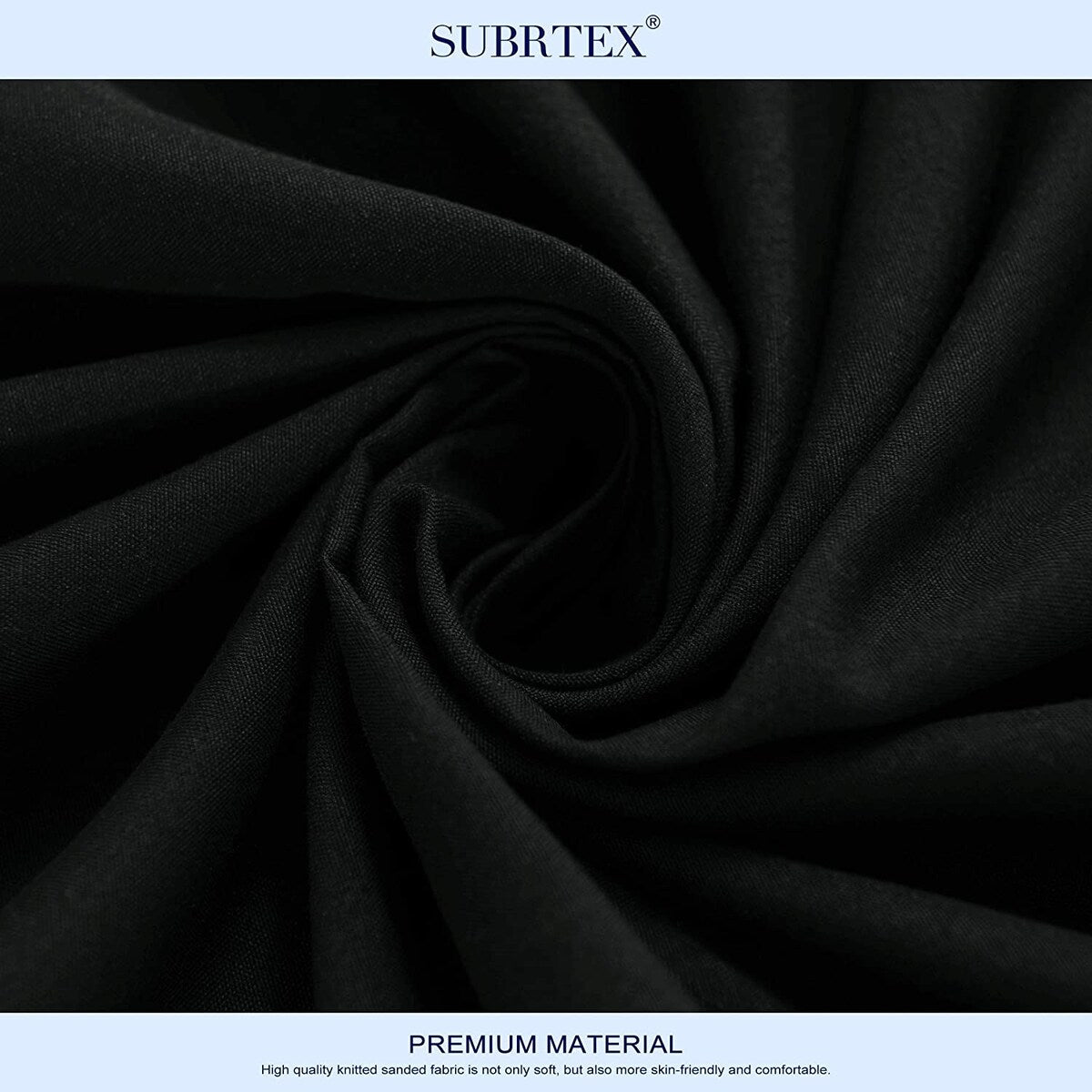 Subrtex Premium Microfiber 15-inch Deep Pocket Fitted Sheet