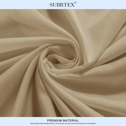 Subrtex Premium Microfiber 15-inch Deep Pocket Fitted Sheet