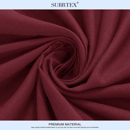 Subrtex Premium Microfiber 15-inch Deep Pocket Fitted Sheet