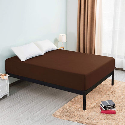 Subrtex Premium Microfiber 15-inch Deep Pocket Fitted Sheet