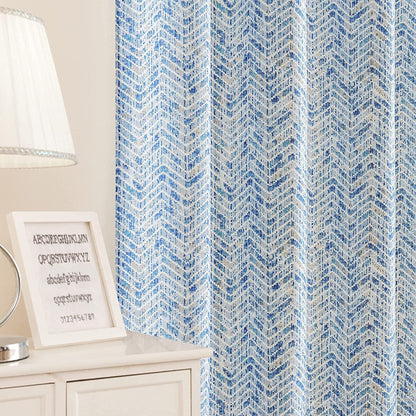 Subrtex Printed 2 Piece Panels Blackout Curtains Colorful Window Drapes