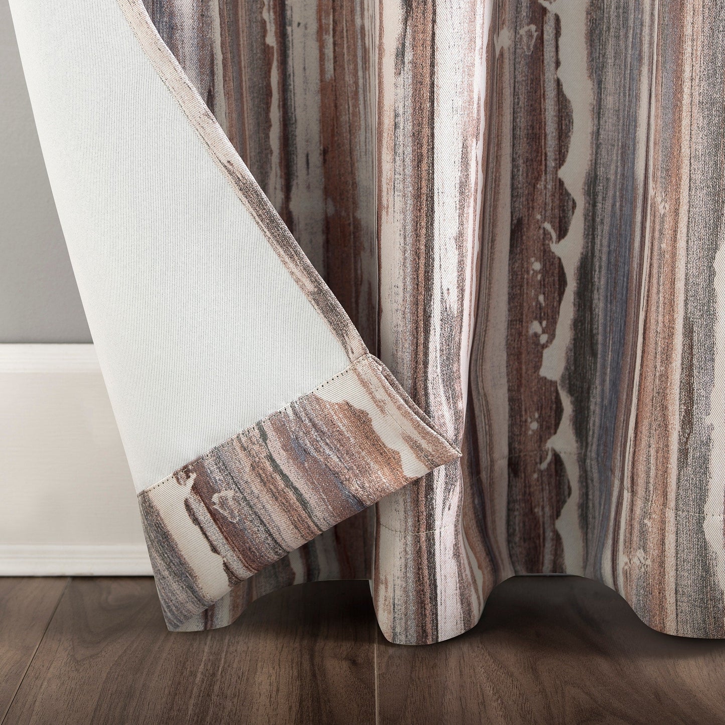 Sun Zero Allegory Abstract Blackout Grommet Curtain Panel, Single Panel