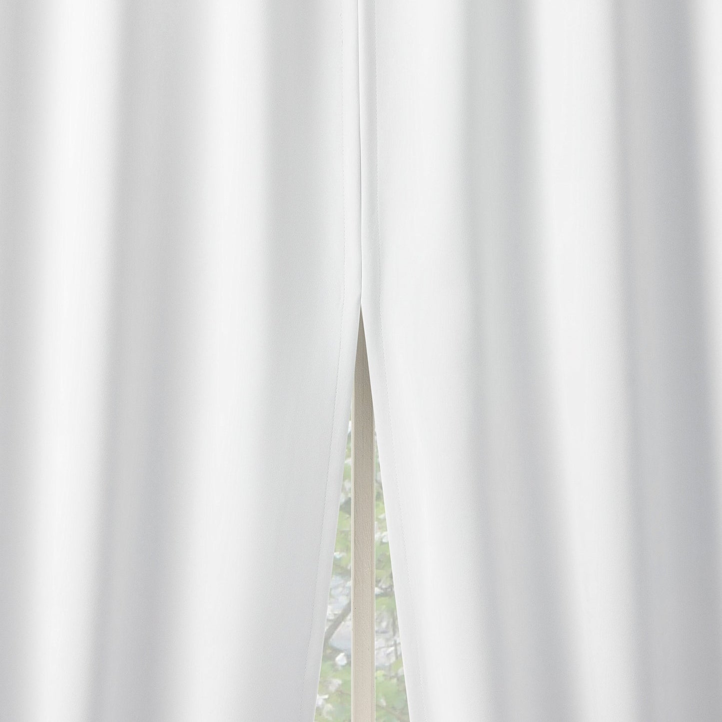 Sun Zero Aria 2-pack Magnetic Closure Theater Grade Total Blackout Back Tab 2-Piece Curtain Panel Pair