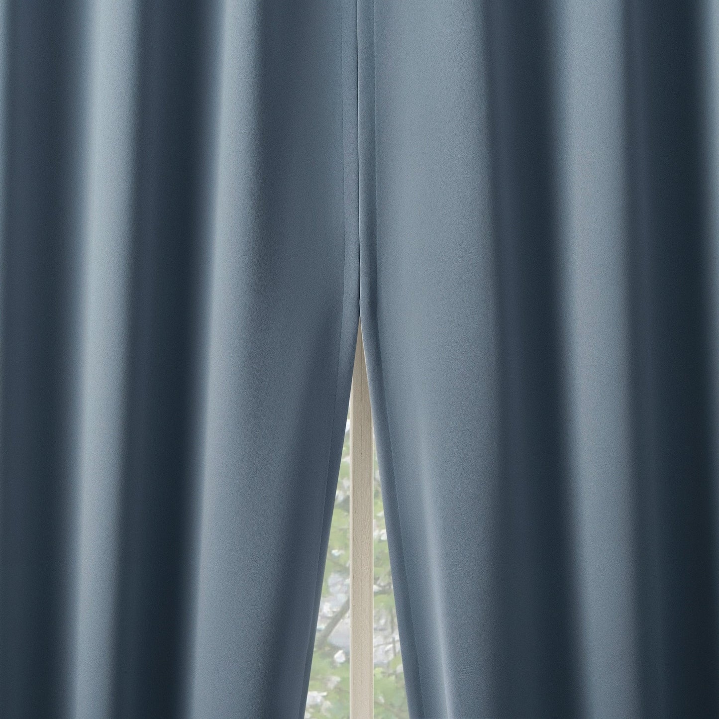 Sun Zero Aria 2-pack Magnetic Closure Theater Grade Total Blackout Back Tab 2-Piece Curtain Panel Pair