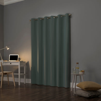 Sun Zero Cyrus Thermal Total Blackout Grommet Curtain Panel, Single Panel