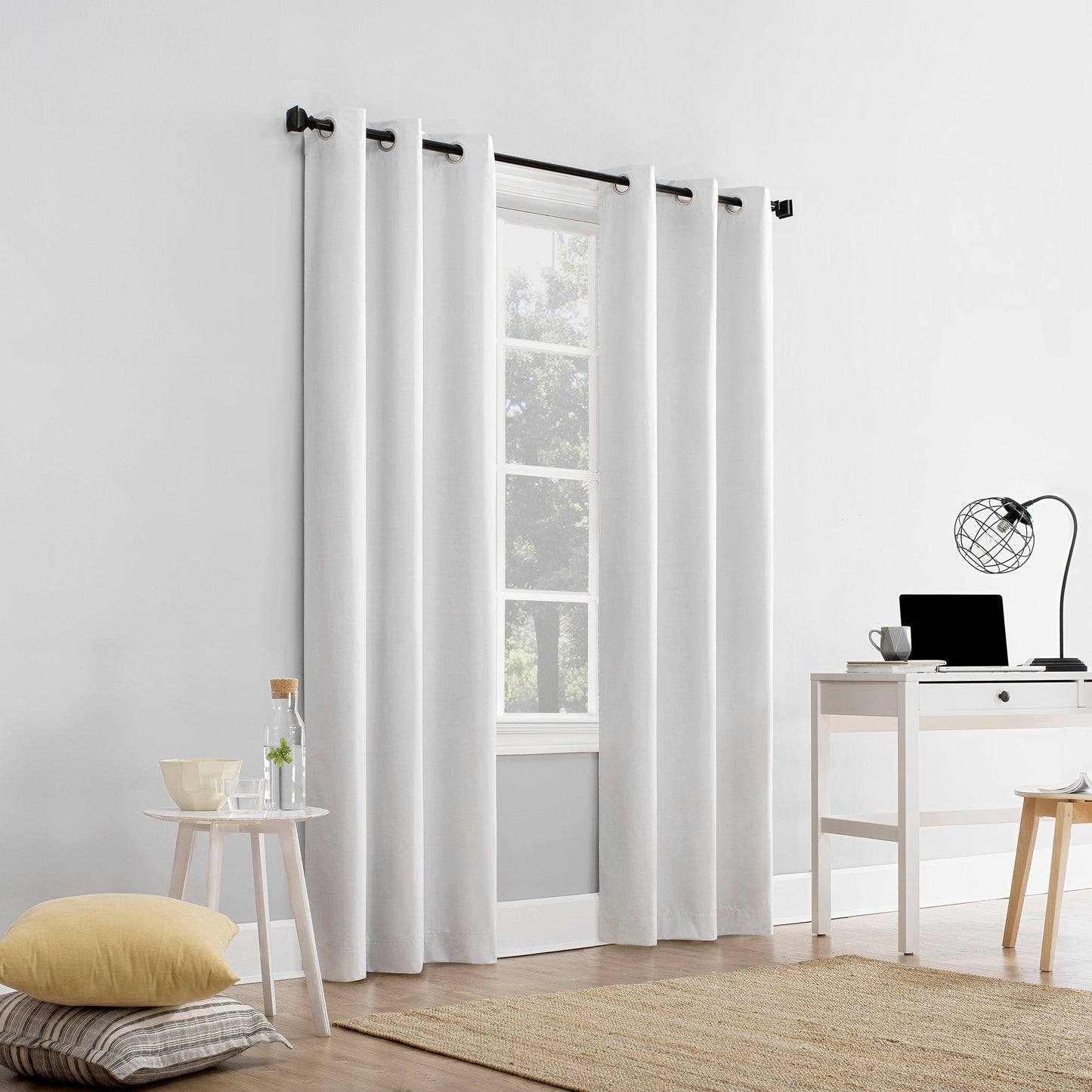 Sun Zero Cyrus Thermal Total Blackout Grommet Curtain Panel, Single Panel