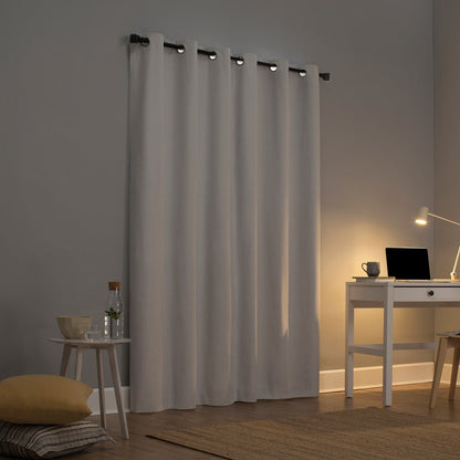 Sun Zero Cyrus Thermal Total Blackout Grommet Curtain Panel, Single Panel