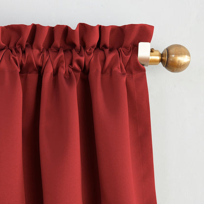 Sun Zero Hayden Energy Saving Blackout Rod Pocket 1-Piece Curtain Panel, Single Panel