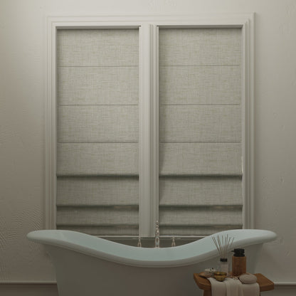 Sun Zero Somerton Textured Total Blackout Cordless Roman Shade