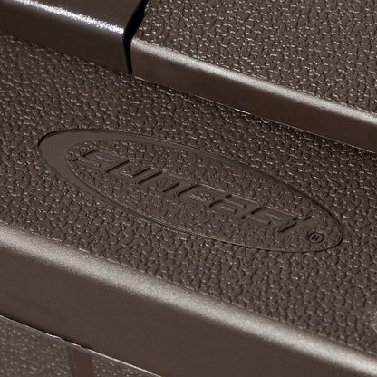 Suncast 30 Gallon Hideaway Trash Waste Bins for Outdoor, Cyberspace