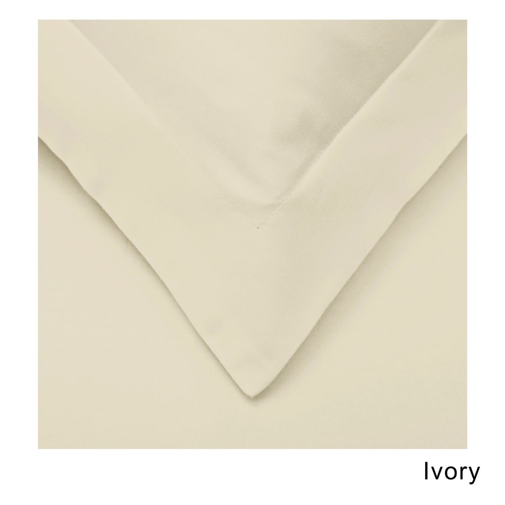 Superior 400 Thread Count Combed Cotton Sateen Duvet Cover Set