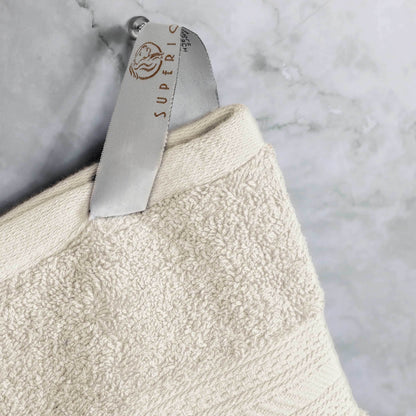 Superior 6-piece Plush Long Staple Combed Cotton Towel Set