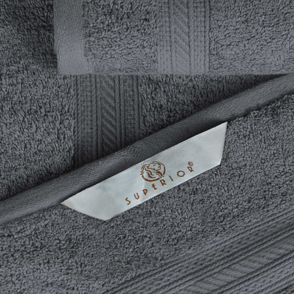 Superior 6-piece Plush Long Staple Combed Cotton Towel Set