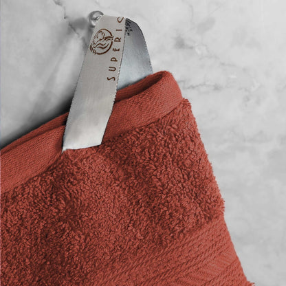 Superior 6-piece Plush Long Staple Combed Cotton Towel Set