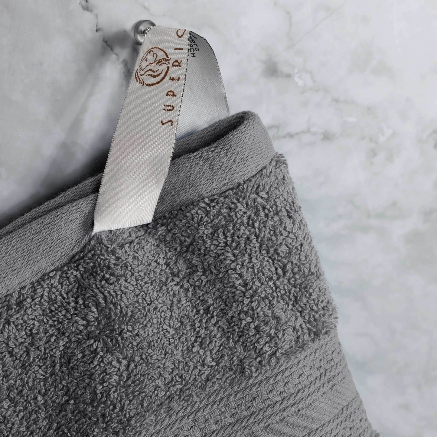 Superior 6-piece Plush Long Staple Combed Cotton Towel Set