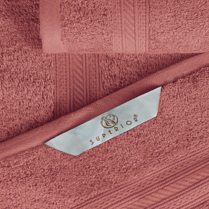 Superior 6-piece Plush Long Staple Combed Cotton Towel Set