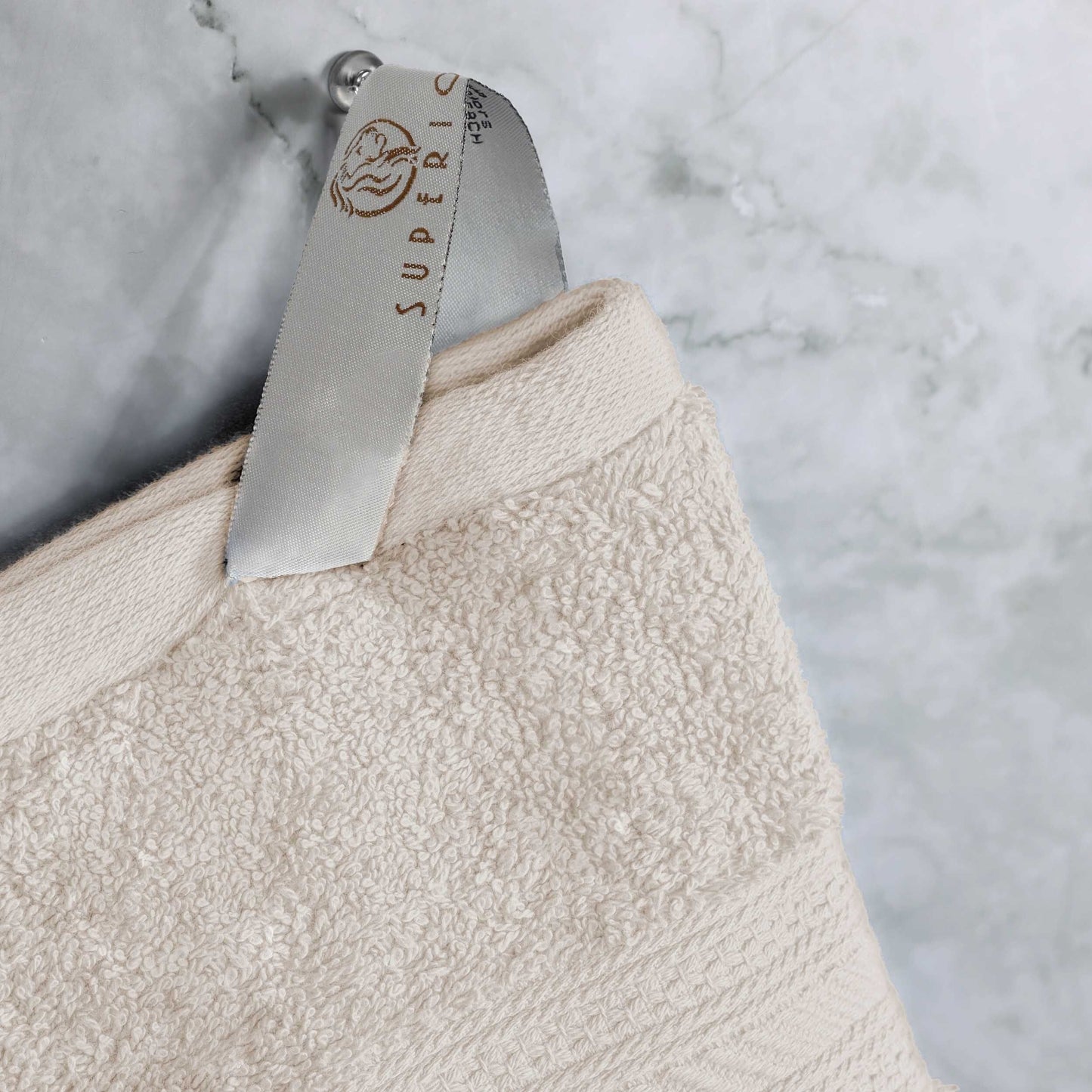 Superior 6-piece Plush Long Staple Combed Cotton Towel Set